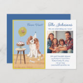 We hebben het budget voor Spaniel Family Photo ver Aankondiging (Voorkant / Achterkant)