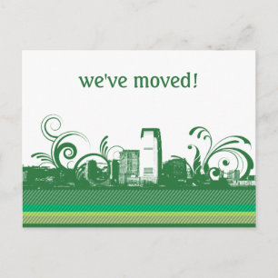 We hebben het City Skyline Briefkaart verplaatst