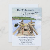 We hebben het Dog Lake Boat Mountain Dock Move Aankondiging (Voorkant / Achterkant)