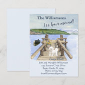 We hebben het Dog Lake Boat Mountain Dock Move Aankondiging (Voorkant / Achterkant)