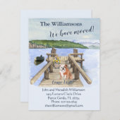 We hebben het Dog Lake Boat Mountain Dock Move Aankondiging (Voorkant / Achterkant)