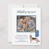 We hebben het Duitse Shephard Family Photo Budget  Aankondiging (Voorkant)