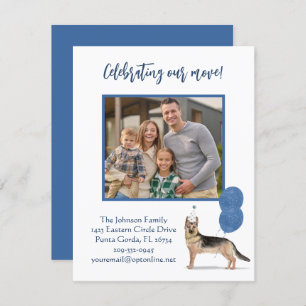 We hebben het Duitse Shephard Family Photo Budget  Aankondiging