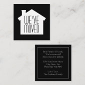 We hebben het eenvoudige, moderne startadres invoe informatiekaartje (Voorkant / Achterkant)