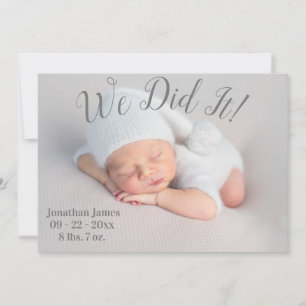 We hebben het foto gemaakt met het script Gender N Aankondiging