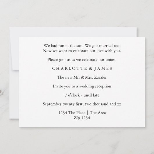 We hebben het gedaan ( fotosjabloon) kaart (Achterkant)