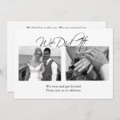 We hebben het gedaan ( fotosjabloon) kaart (Voorkant / Achterkant)