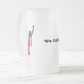 We hebben het gedaan! matglas bierpul (Voorkant links)