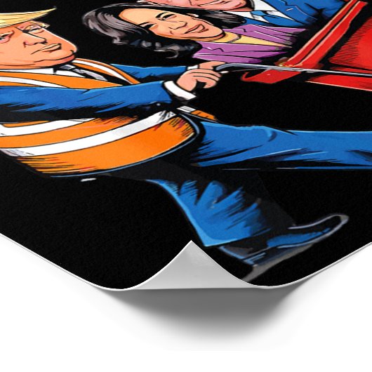 We hebben het gedaan toen we het vuilnis weghaalde poster (Hoek)