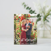 We hebben het gehuwde paardenpenseelscript briefkaart (Staand voorkant)