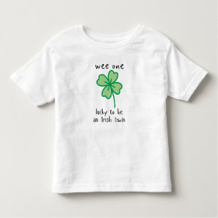 We hebben het geluk om een Ierse tweeling peuter t Kinder Shirts