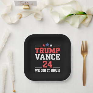 We Hebben Het Gemaakt Broer We Won Trump Vance 47s Papieren Bordje