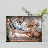 We hebben het geprobeerd | Grappige Kerst | Horizo Folie Feestdagenkaart (Staand Voorkant)