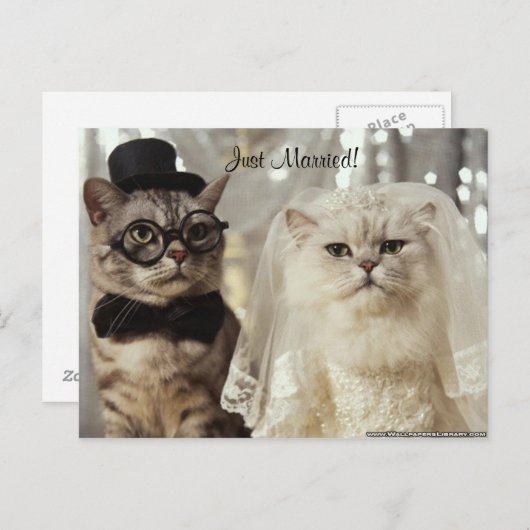 We hebben het gewoon gedaan! aankondigingskaart (Voorkant / Achterkant)