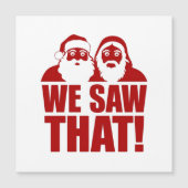 WE HEBBEN HET GEZIEN! Kerstman en Jezus kijken alt (Voorkant)