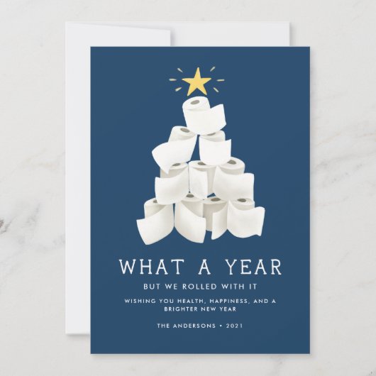 We hebben het grappig gemaakt 2020 feestdagenkaart (Voorkant)