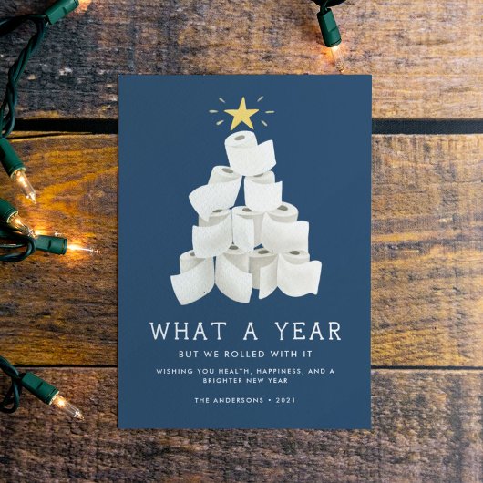 We hebben het grappig gemaakt 2020 feestdagenkaart