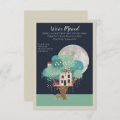 We hebben het huis en de maan verplaatst aankondiging (Voorkant / Achterkant)