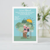 We hebben het Huis van de Boom en de Zon verplaats Aankondiging (Staand voorkant)