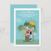 We hebben het Huis van de Boom en de Zon verplaats Aankondiging (Voorkant / Achterkant)