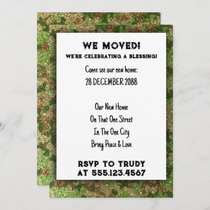 We hebben het huis verhuisd met het leger. kaart