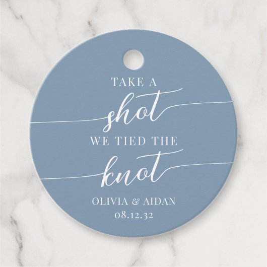 We hebben het huwelijk gesloten. bedankjes labels (Voorkant)