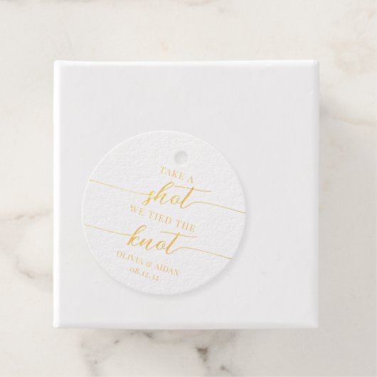 We hebben het huwelijk gesloten. bedankjes labels (Met doos)