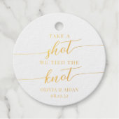 We hebben het huwelijk gesloten. bedankjes labels (Voorkant)