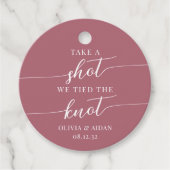 We hebben het huwelijk gesloten. bedankjes labels (Voorkant)