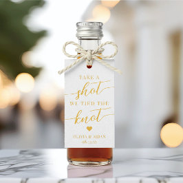 We hebben het huwelijk gesloten. cadeaulabels