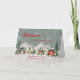 We hebben het kerstdorp verplaatst kaart
