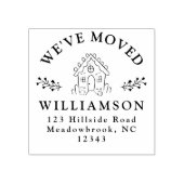 We hebben het kerstfeestelijke kerstontbijthuis ve rubberstempel (Afrduk)