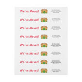 We hebben het kerstlabel van Gingerbrood huis verp (Vel)