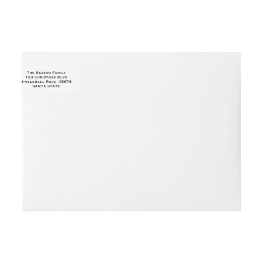 We hebben het kerstlabel van Gingerbrood huis verp (Voorkant)