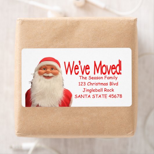 We hebben het kerstlabel verplaatst etiket (Insitu)