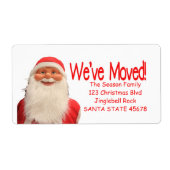 We hebben het kerstlabel verplaatst etiket (Voorkant)