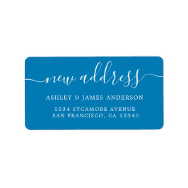 We hebben het label Bright Blue New Address verpla