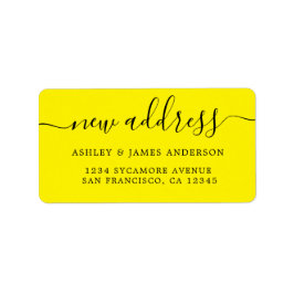 We hebben het label Bright Yellow New Address verp