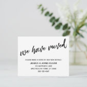 We hebben het moderne handschrift zwart-wit Kaart  (Staand voorkant)