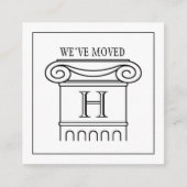 We hebben het moderne Ionische Kolom van het Tusse Informatiekaartje (Voorkant)