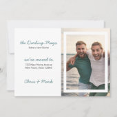 We hebben het moderne nieuwe adres van de Aangepas Aankondiging (Voorkant)