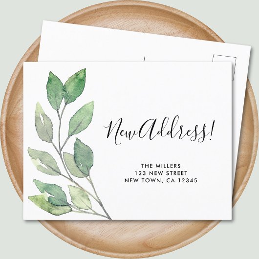 We hebben het nieuwe adres verplaatst aankondigingskaart