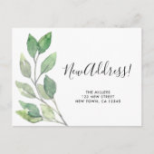 We hebben het nieuwe adres verplaatst aankondigingskaart (Voorkant)