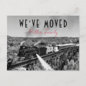 We hebben het nieuwe adres verplaatst en de aankon briefkaart (Voorkant)