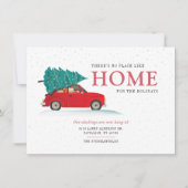 We hebben het nieuwe adres voor Kerstmis Feestdage Aankondiging (Voorkant)