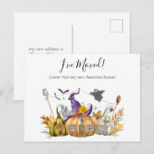 We hebben het nieuwe adresbericht verplaatst naar  aankondigingskaart (Voorkant / Achterkant)