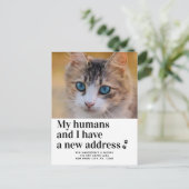 We hebben het nieuwe adresplaatje fotobewerking ve briefkaart (Staand voorkant)