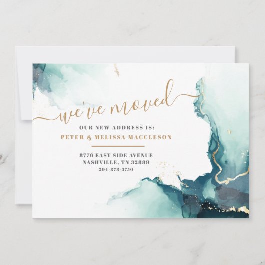 We hebben het nieuwe adressengewijs verplaatsen aankondiging (Voorkant)