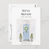 We hebben het nieuwe Briefkaart Blauwe Waterverf v (Voorkant / Achterkant)