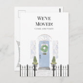 We hebben het nieuwe Home Blue Waterverf-Briefkaar Briefkaart (Voorkant / Achterkant)